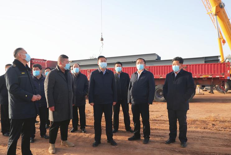 葛永宏,趙新福調研經開區重點項目建設并召開座談會